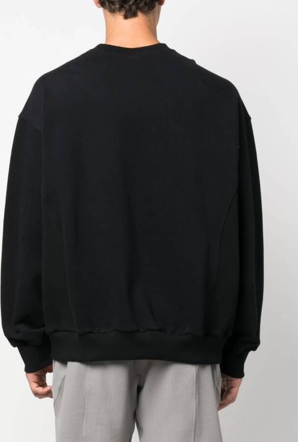 STYLAND Sweater met ronde hals Zwart