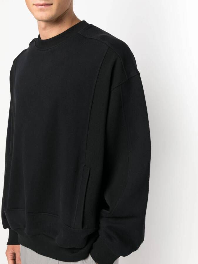 STYLAND Sweater met ronde hals Zwart