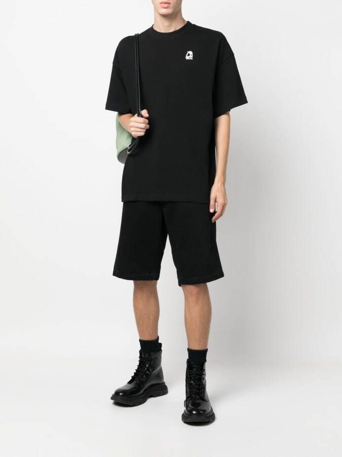 STYLAND T-shirt met print Zwart
