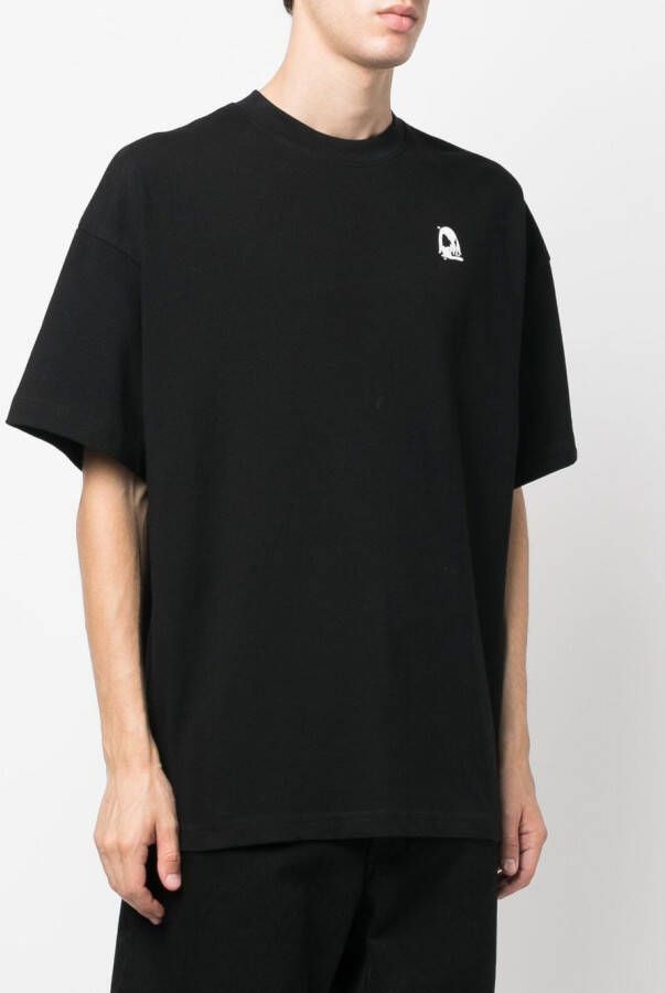 STYLAND T-shirt met print Zwart