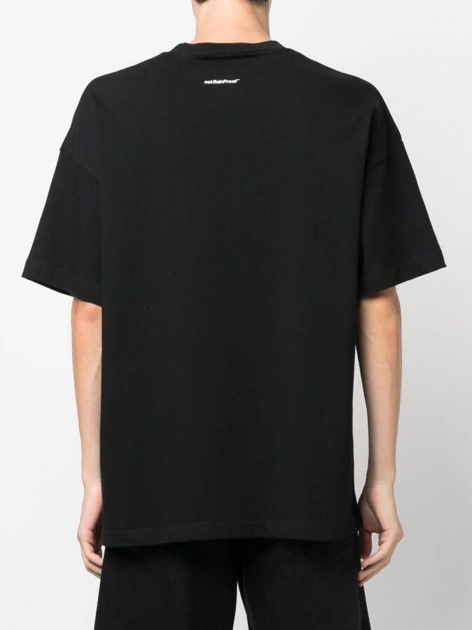 STYLAND T-shirt met print Zwart