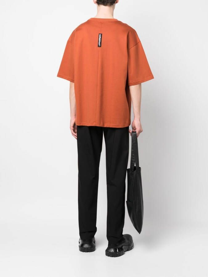 STYLAND x notRainProof T-shirt van biologisch katoen Oranje