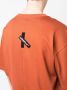 STYLAND x notRainProof T-shirt van biologisch katoen Oranje - Thumbnail 5