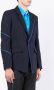 Sulvam Blazer met krijtstreep Blauw - Thumbnail 3