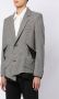 Sulvam Blazer met pied-de-poule print Grijs - Thumbnail 2