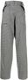 Sulvam Broek met pied-de-poule print Wit - Thumbnail 2