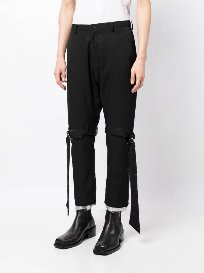 sulvam Cropped broek Zwart