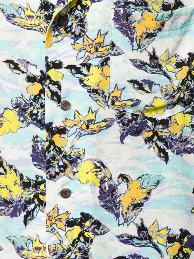 sulvam Gestreept overhemd Blauw