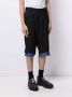 Sulvam Shorts met contrasterende afwerking Zwart - Thumbnail 3