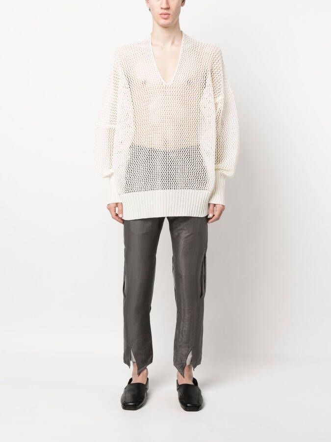 sulvam Slim-fit broek Grijs