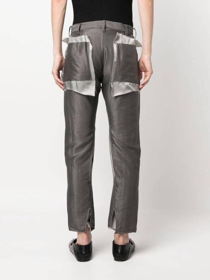 sulvam Slim-fit broek Grijs