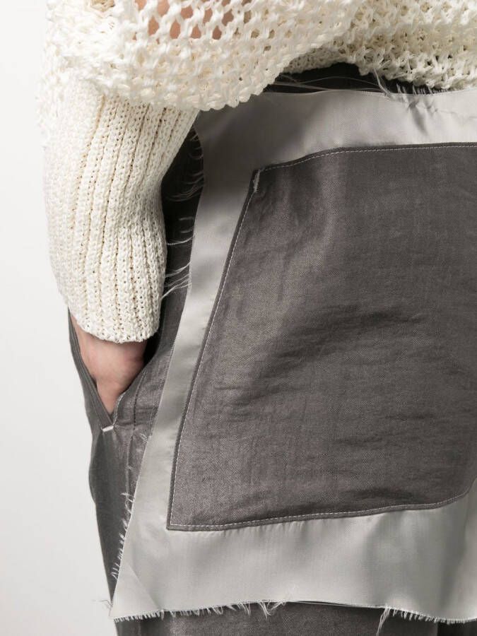 sulvam Slim-fit broek Grijs
