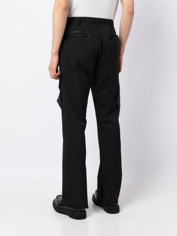 sulvam Straight broek Zwart