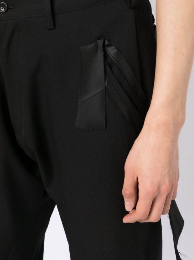 sulvam Straight broek Zwart