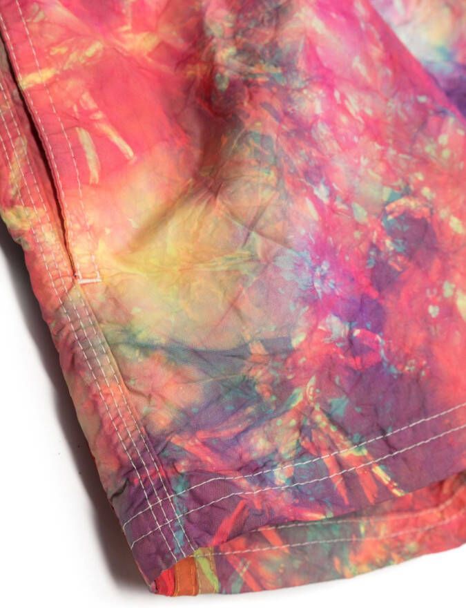 Sundek Zwembroek met abstracte print Blauw