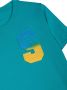 Sundek T-shirt met logopatch Blauw - Thumbnail 3