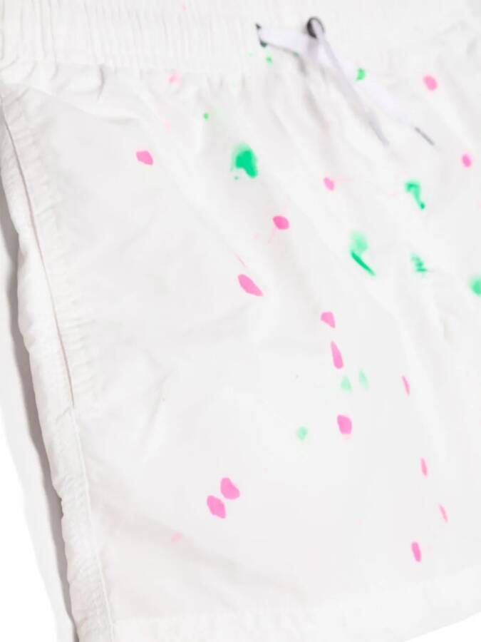 Sundek Zwembroek met print Wit