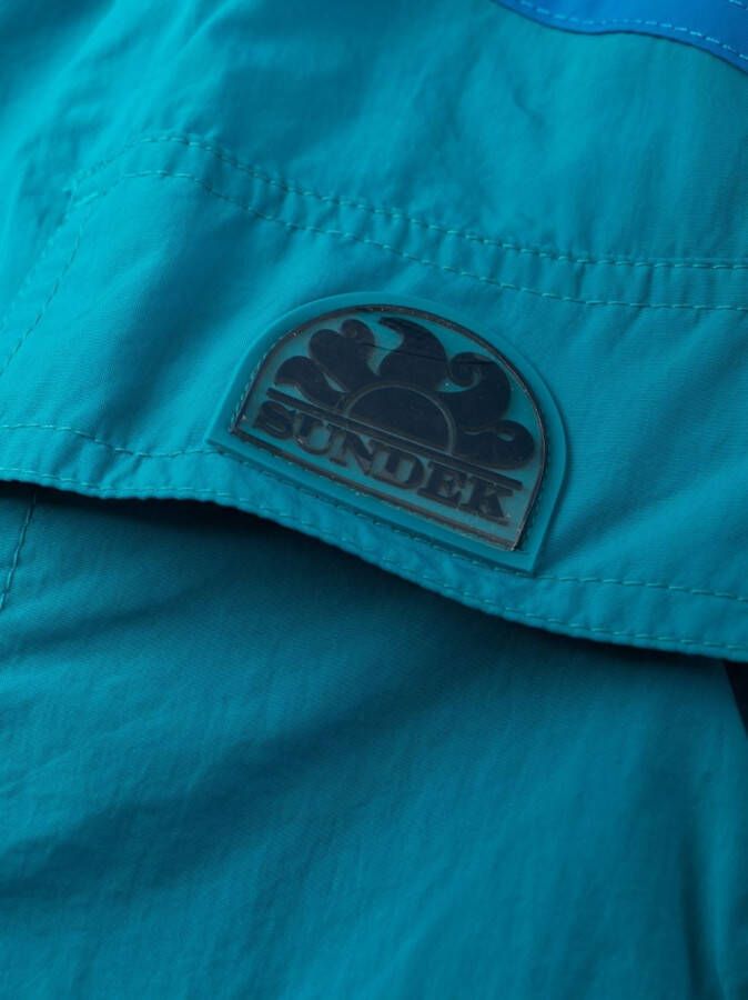 Sundek Zwembroek met logopatch Blauw