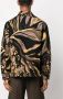 Sunflower Shirtjack met dierenprint Zwart - Thumbnail 4