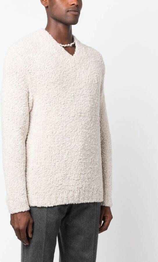 Sunflower Trui met V-hals Beige