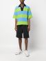 Sunnei Gestreept poloshirt Blauw - Thumbnail 2