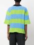 Sunnei Gestreept poloshirt Blauw - Thumbnail 4