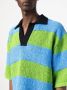 Sunnei Gestreept poloshirt Blauw - Thumbnail 5