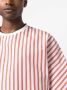 Sunnei Gestreept T-shirt Wit - Thumbnail 5