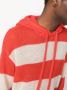 Sunnei Gestreepte hoodie Wit - Thumbnail 5