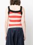 Sunnei Gestreepte tanktop Wit - Thumbnail 4