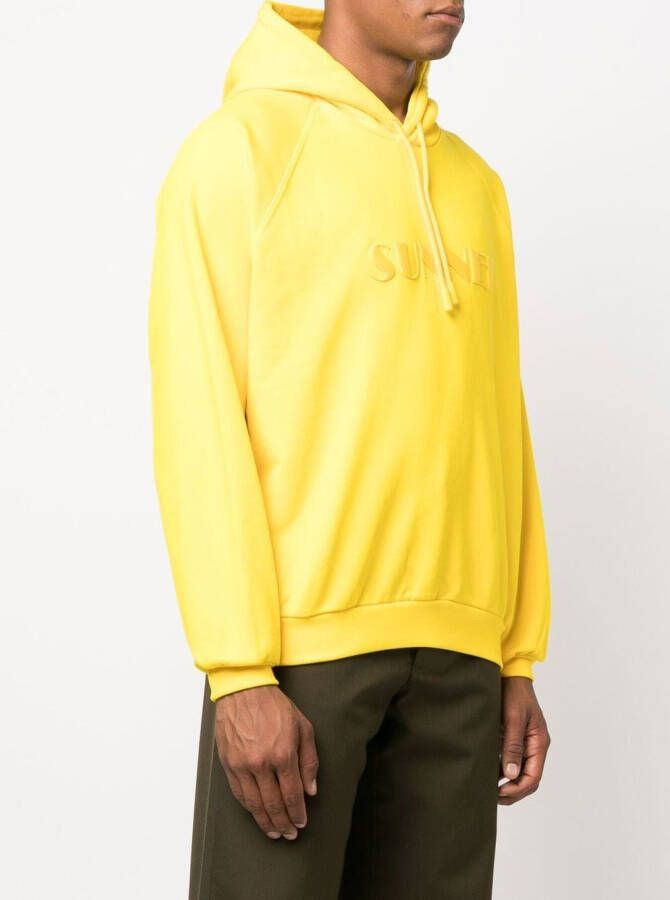 Sunnei Hoodie met trekkoord Geel