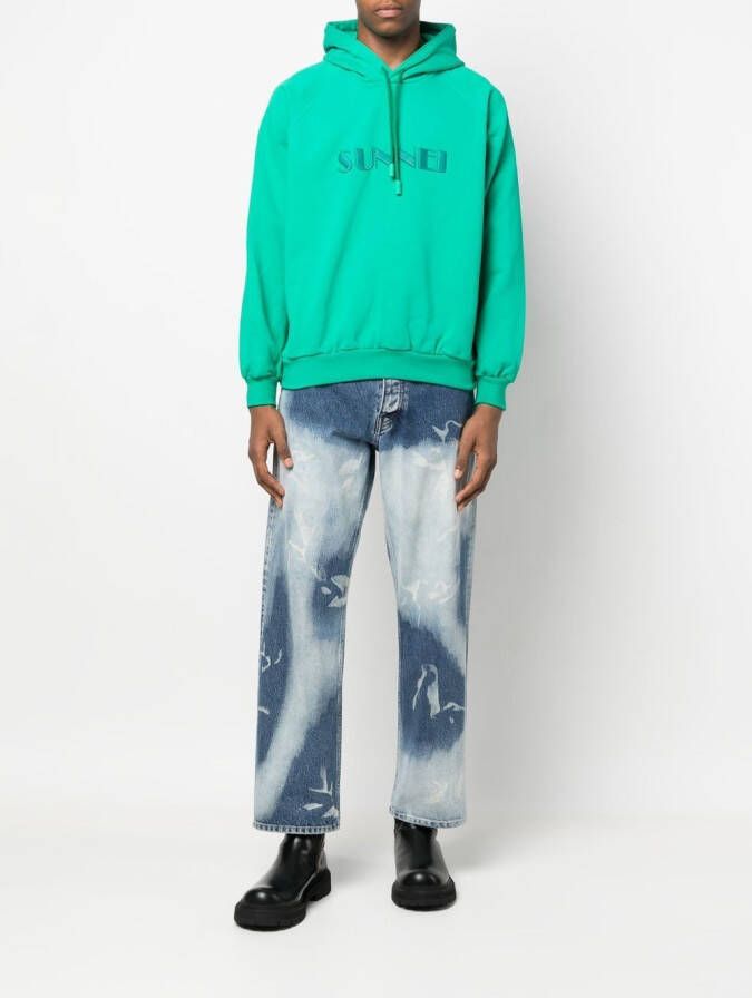 Sunnei Hoodie met trekkoord Grijs