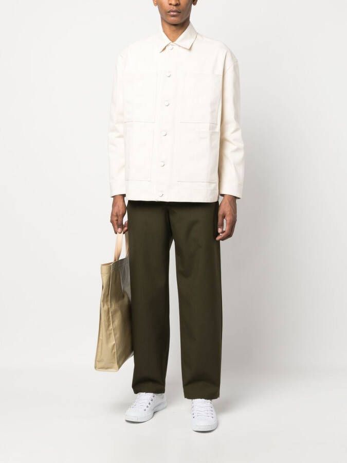 Sunnei Katoenen shirt Beige