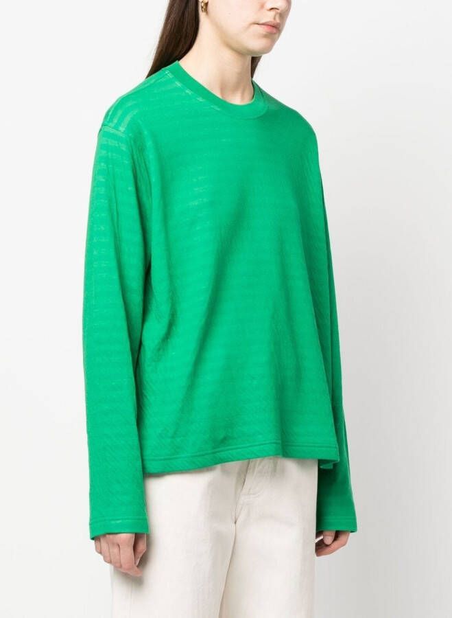 Sunnei Katoenen sweater Groen