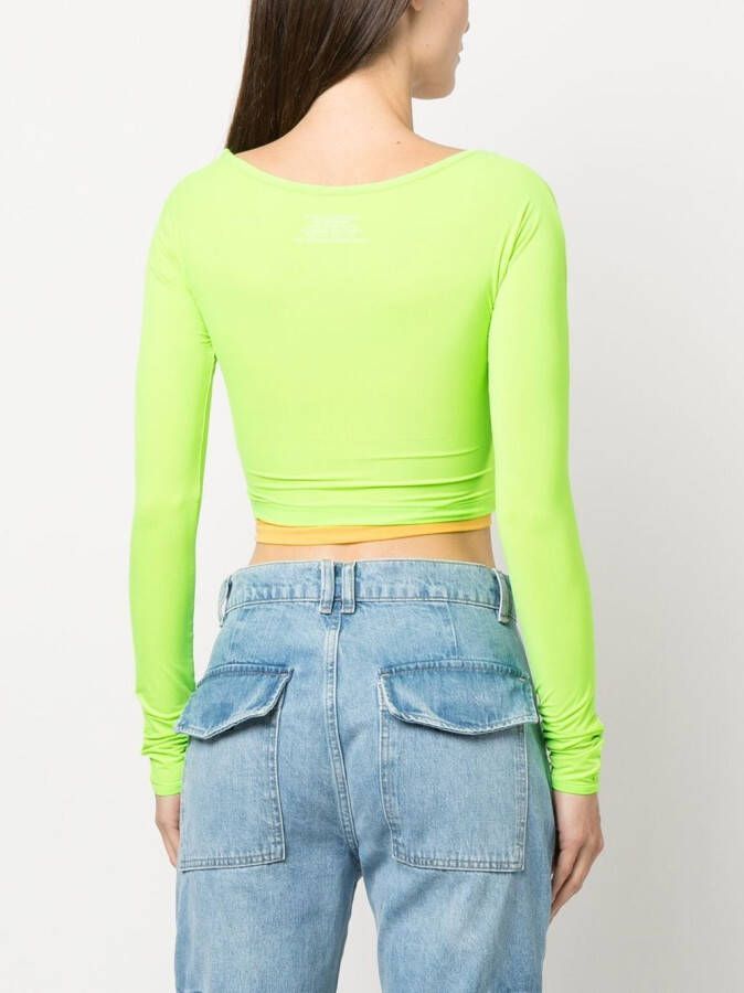 Sunnei Top met lange mouwen Groen