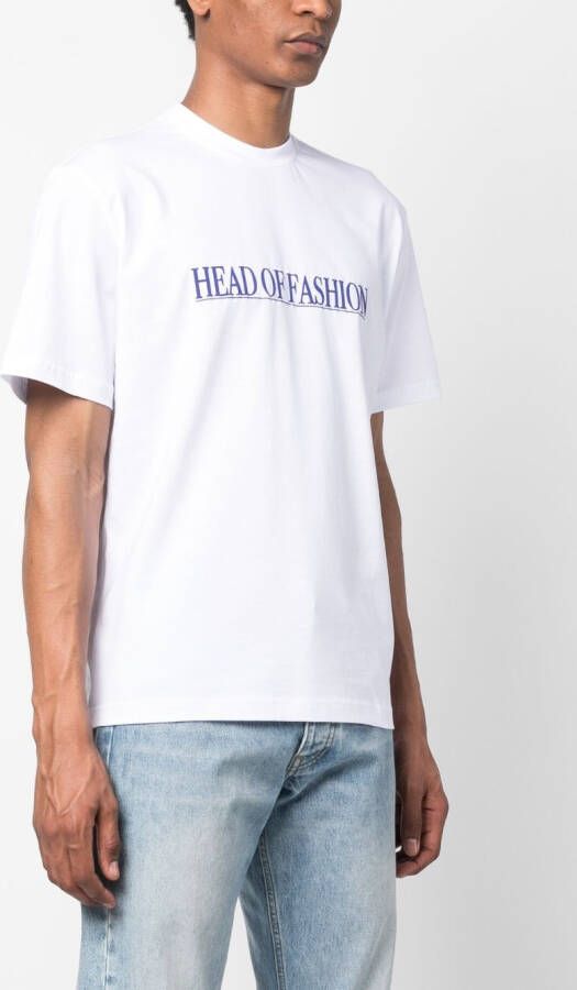 Sunnei T-shirt met logopatch Wit
