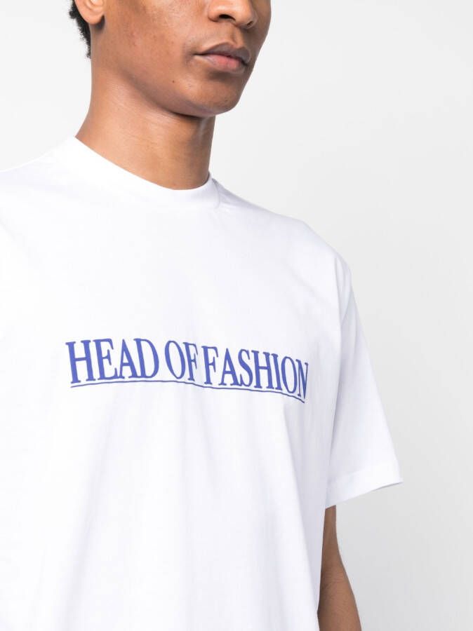 Sunnei T-shirt met logopatch Wit