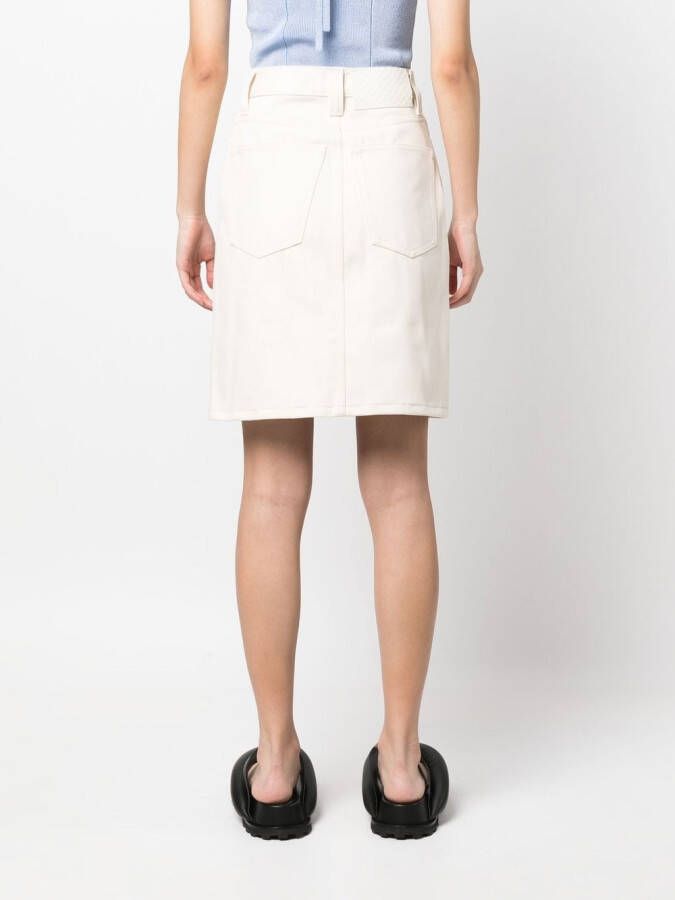 Sunnei Mini-rok met knopen Beige