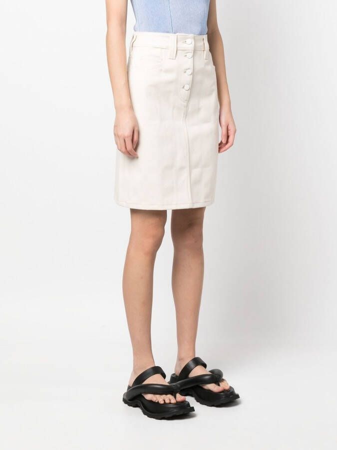 Sunnei Mini-rok met knopen Beige