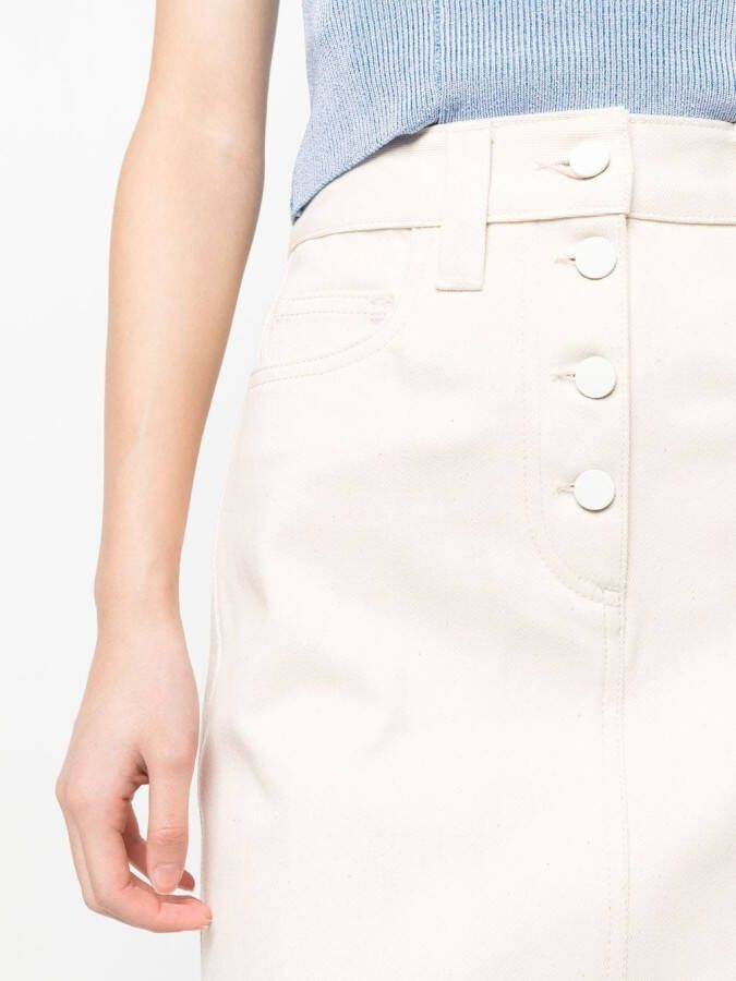 Sunnei Mini-rok met knopen Beige