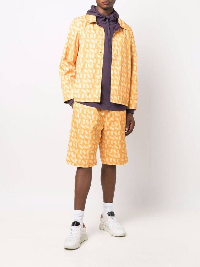 Sunnei Omkeerbare bermuda shorts Geel