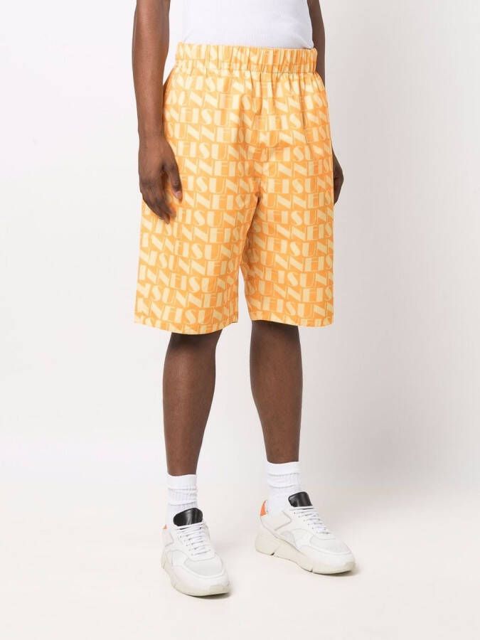 Sunnei Omkeerbare bermuda shorts Geel