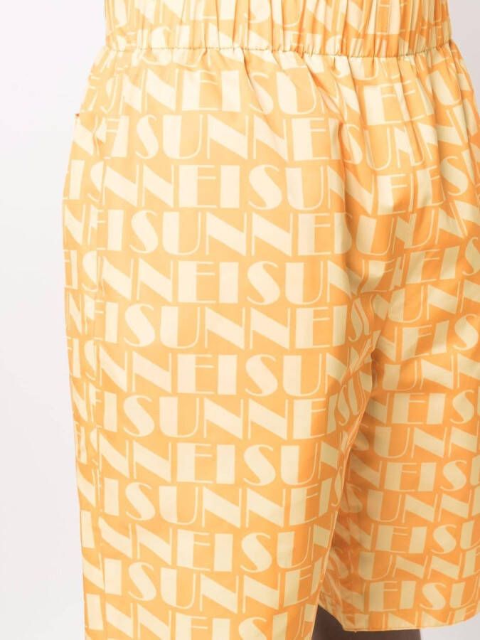 Sunnei Omkeerbare bermuda shorts Geel