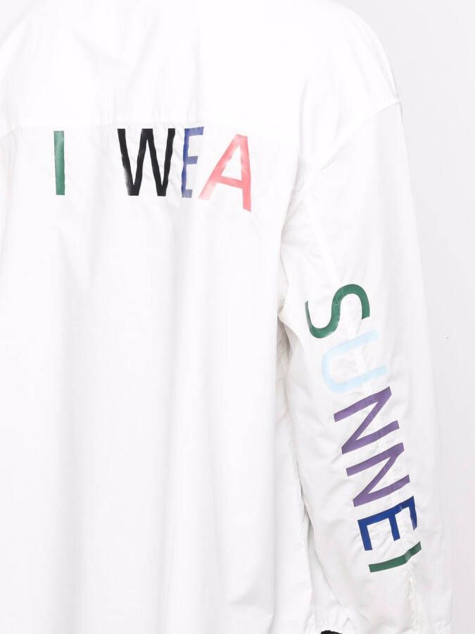 Sunnei Overhemd met print Wit