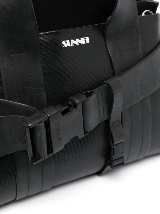 Sunnei Parallelepipedo shopper Zwart