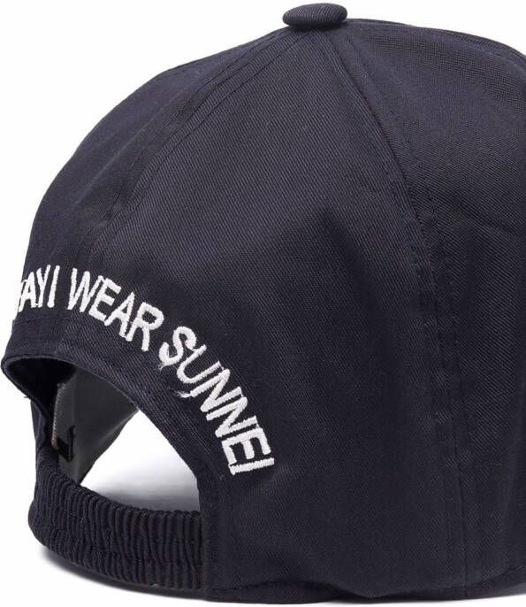 Sunnei Pet met geborduurd logo Blauw