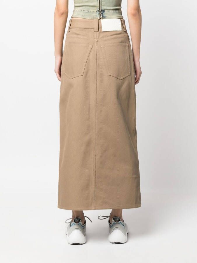 Sunnei Rok met knopen Beige