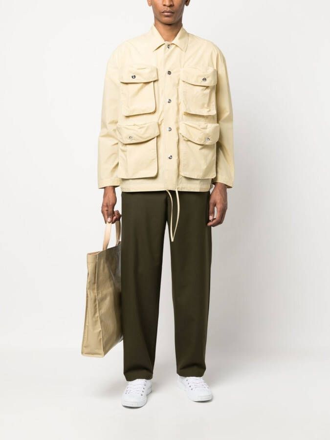 Sunnei Shirt met vier zakken Beige