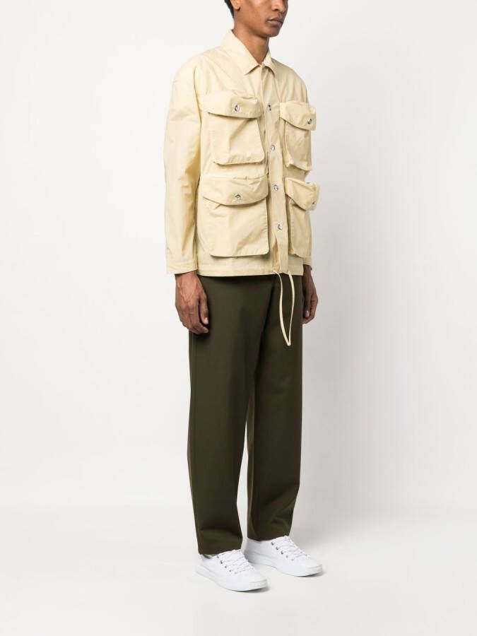 Sunnei Shirt met vier zakken Beige