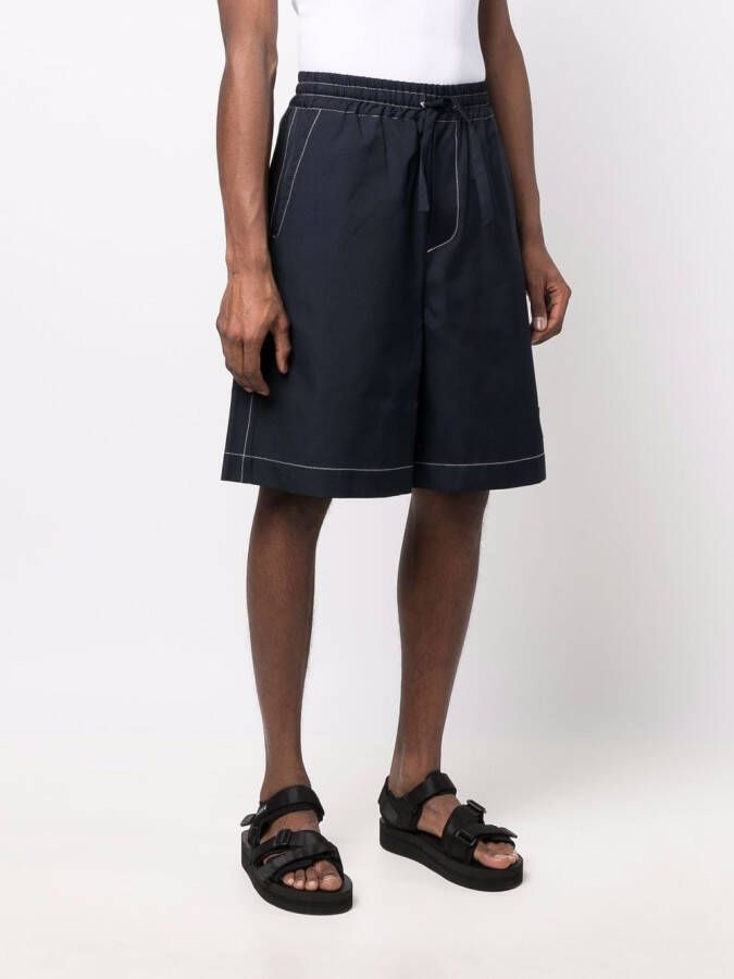 Sunnei Shorts met elastische taille Blauw